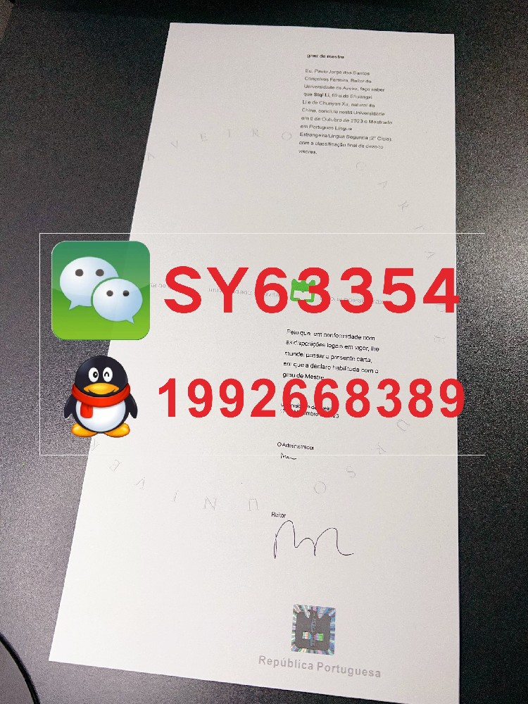 葡萄牙阿威罗大学毕业证/成绩单样本