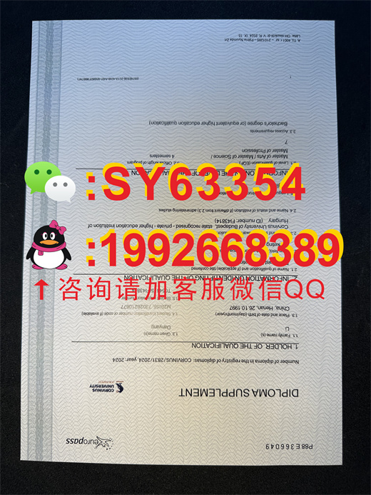 布达佩斯考文纽斯大学毕业证书模板展示 成绩单样本展示